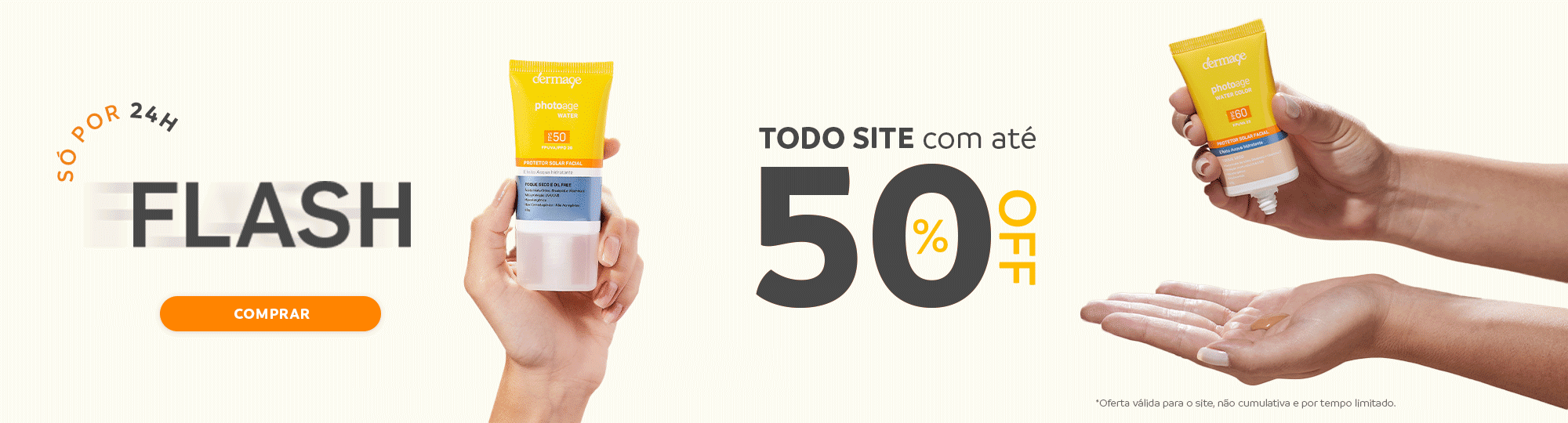 TODO SITE COM ATÉ 50%