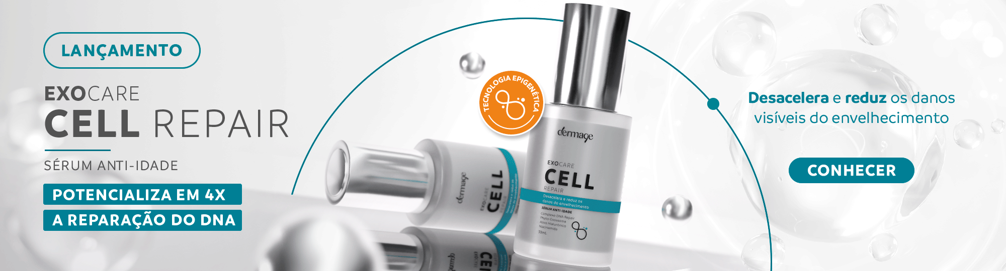 lANCAMENTO EXOCARE CELL REPAIR