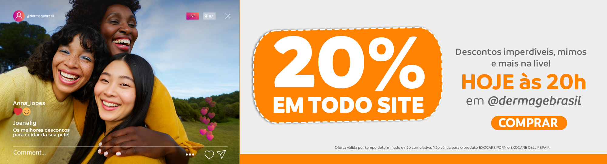 20%off site + live