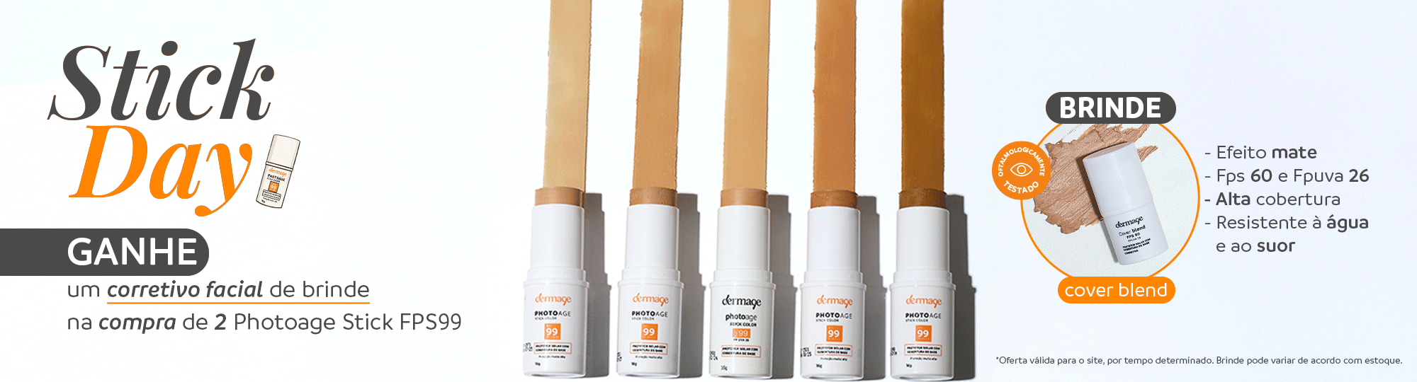 NA COMPRA DE DOIS STICKS GANHE COVER BLEND