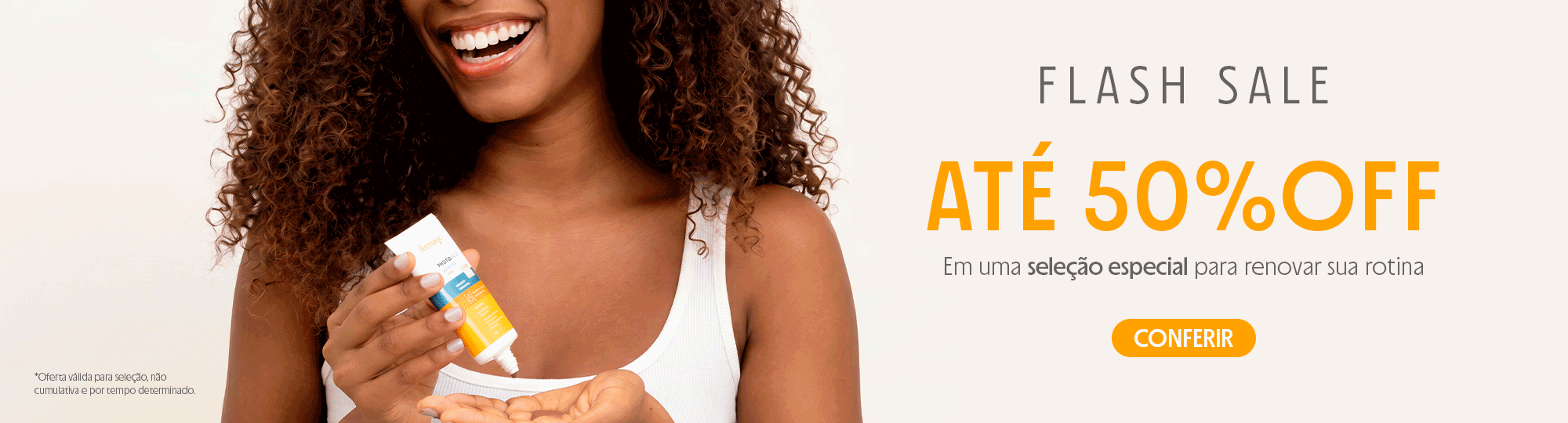 Seleção até 50% OFF