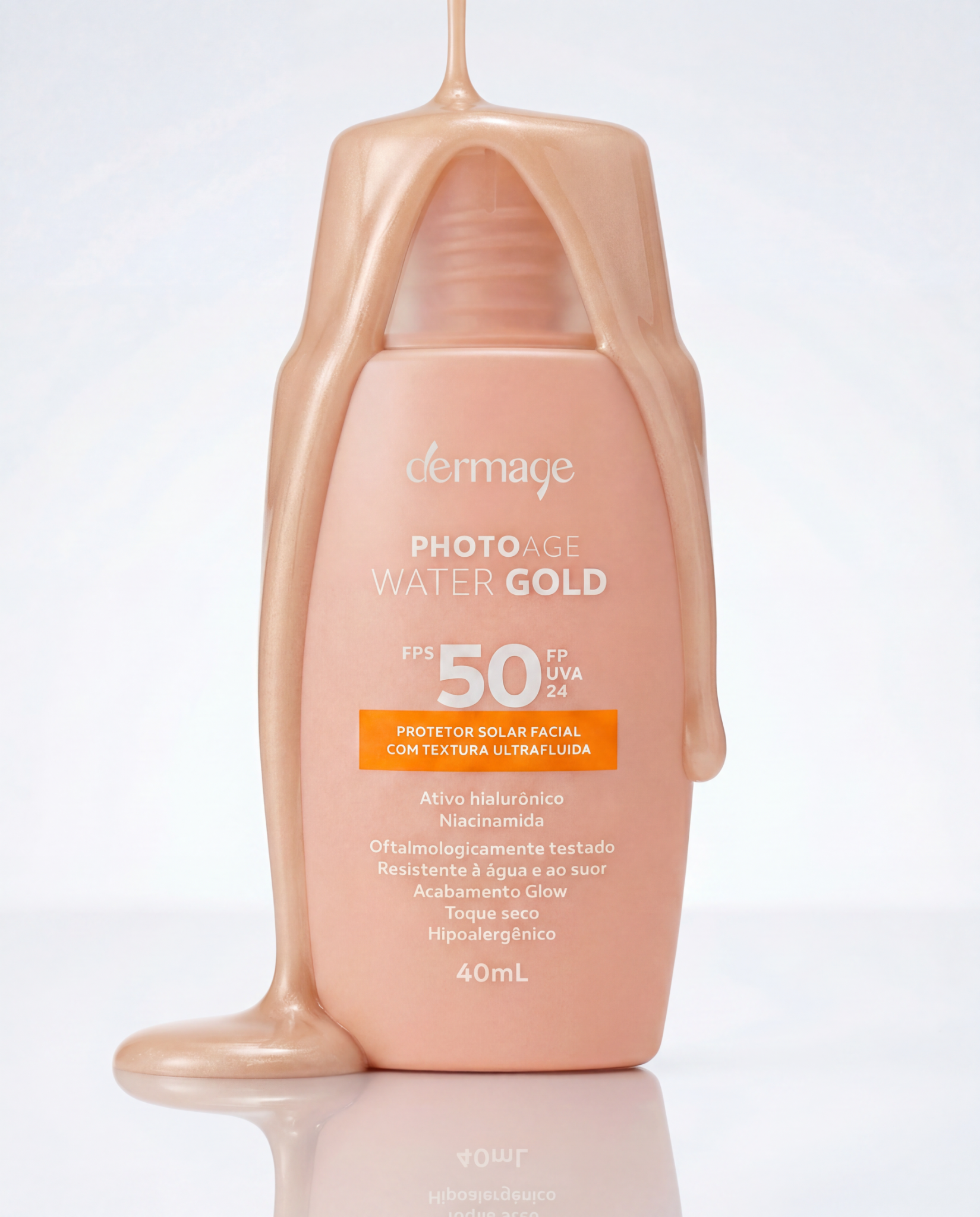 Textura do Photoage Water Gold em detalhe